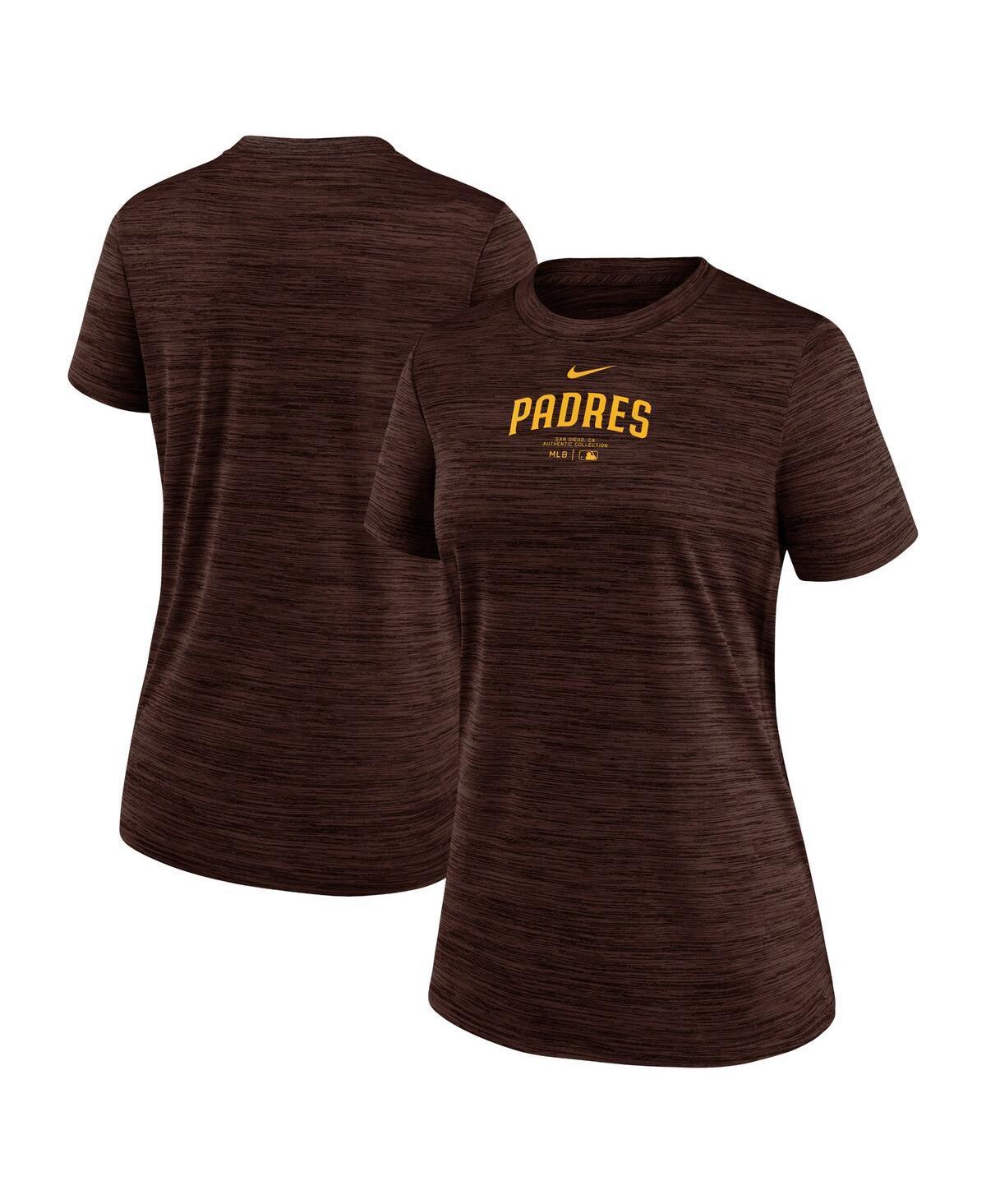 San Diego Padres Authentic Collection Practice Velocity Nike Women's Dri-FIT MLB T-Shirt Product Image