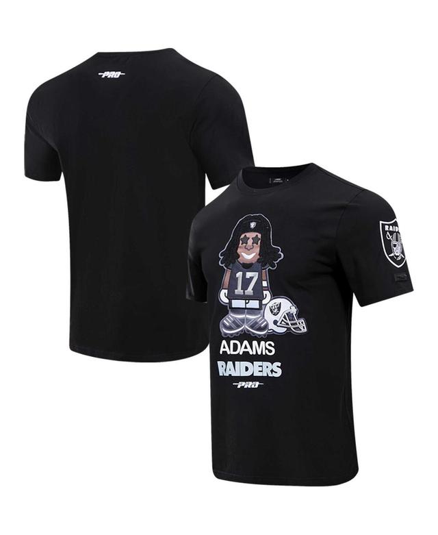 Mens Pro Standard Davante Adams Black Las Vegas Raiders Player Avatar Graphic T-Shirt Product Image