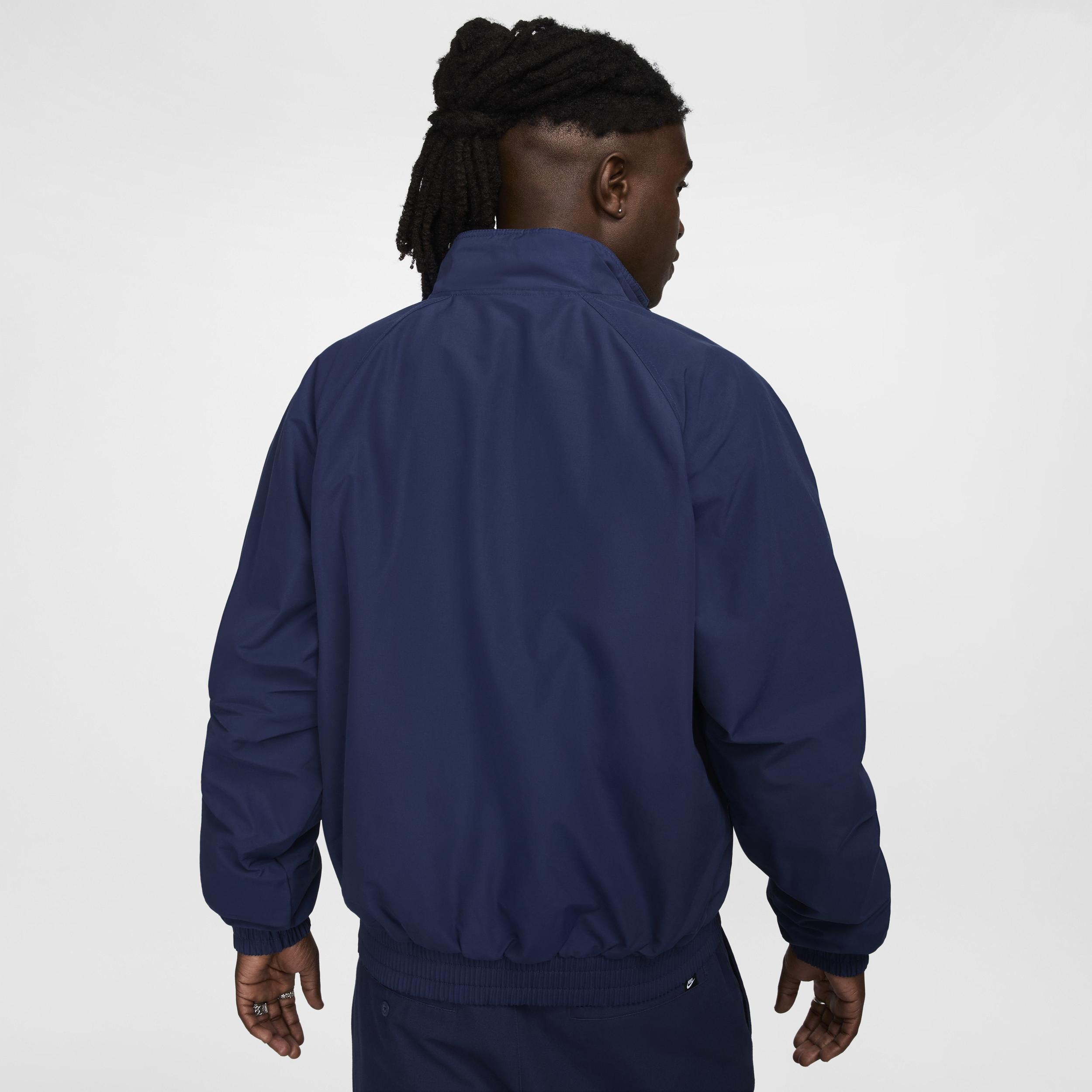 Nike Mens Nike Club Futura Jacket - Mens Midnight Navy/White Product Image