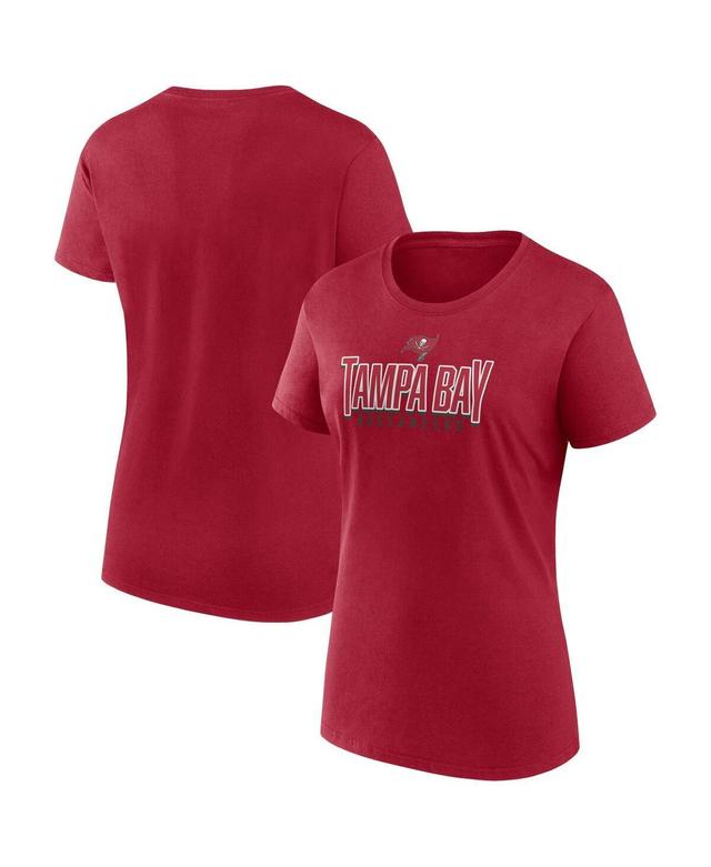 Womens Fanatics Branded Tampa Bay Buccaneers Sideline Route T-shirt Product Image