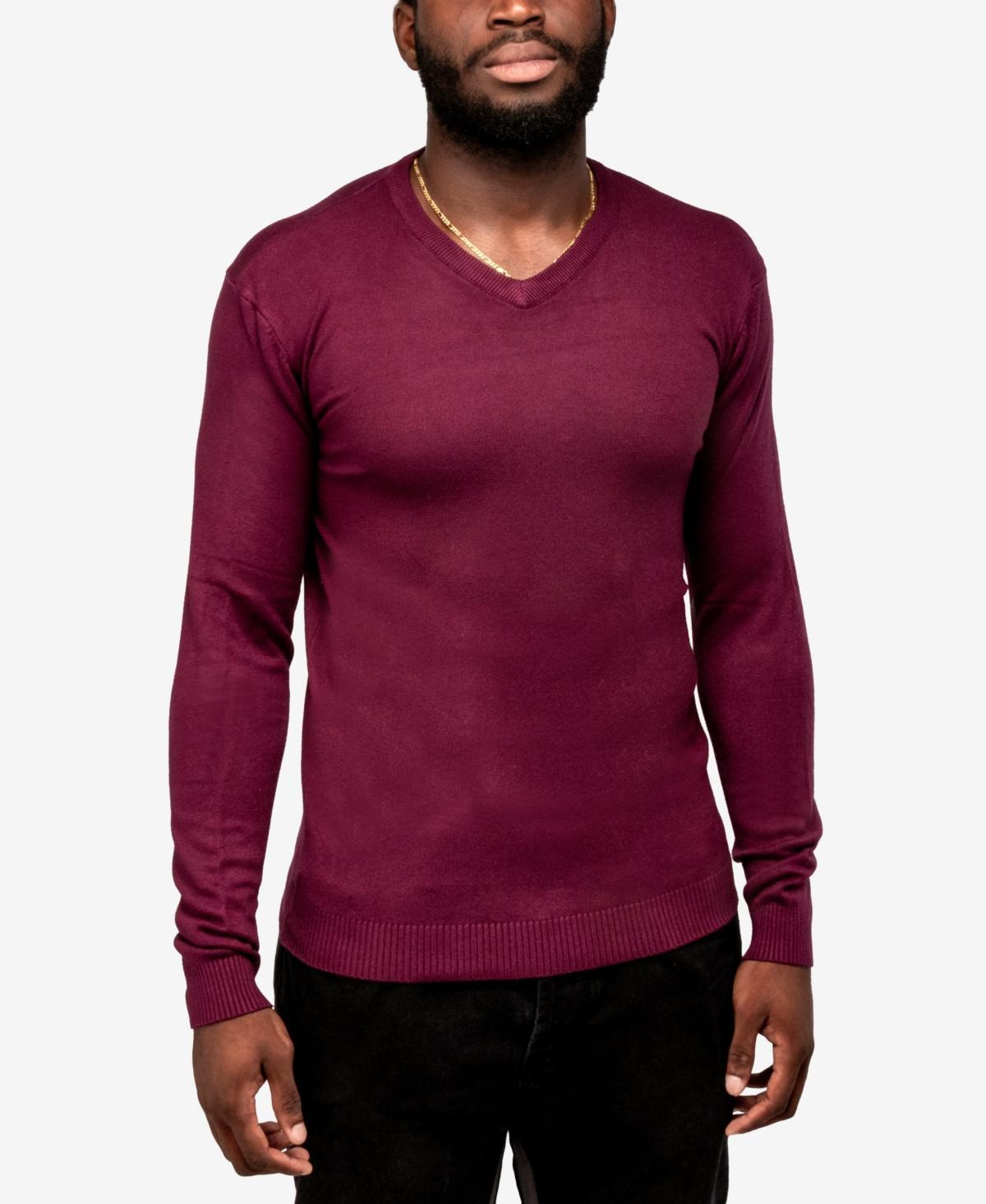 Mens Xray Fitted V-Neck Sweater Product Image