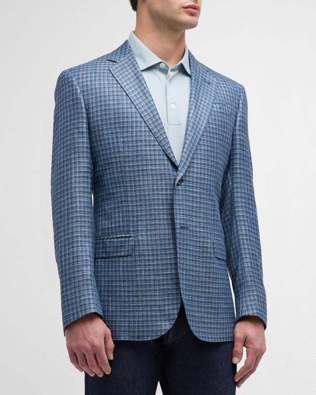 Mens Check Sport Coat Product Image