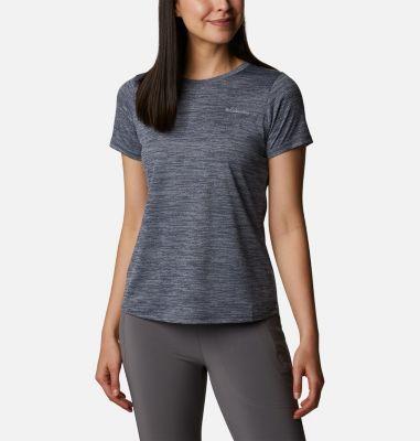 Columbia Alpine Chill Zero Short Sleeve Tee Heather) Women's Clothing Product Image