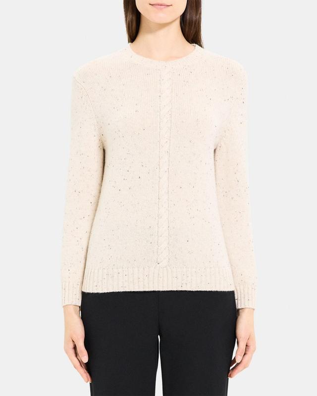 Shrunken Sweater in Donegal Wool-Cashmere Product Image