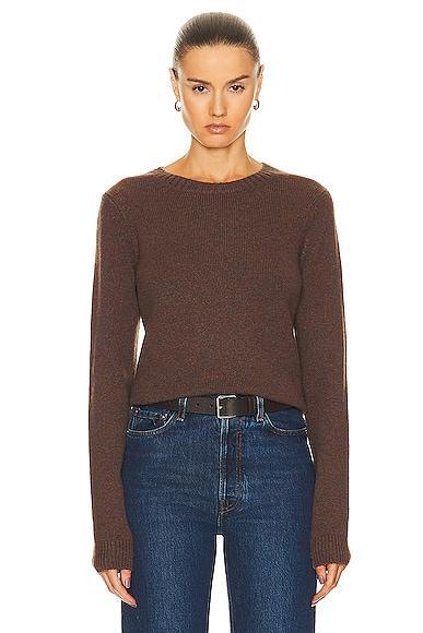 KHAITE Diletta Sweater in Black Product Image