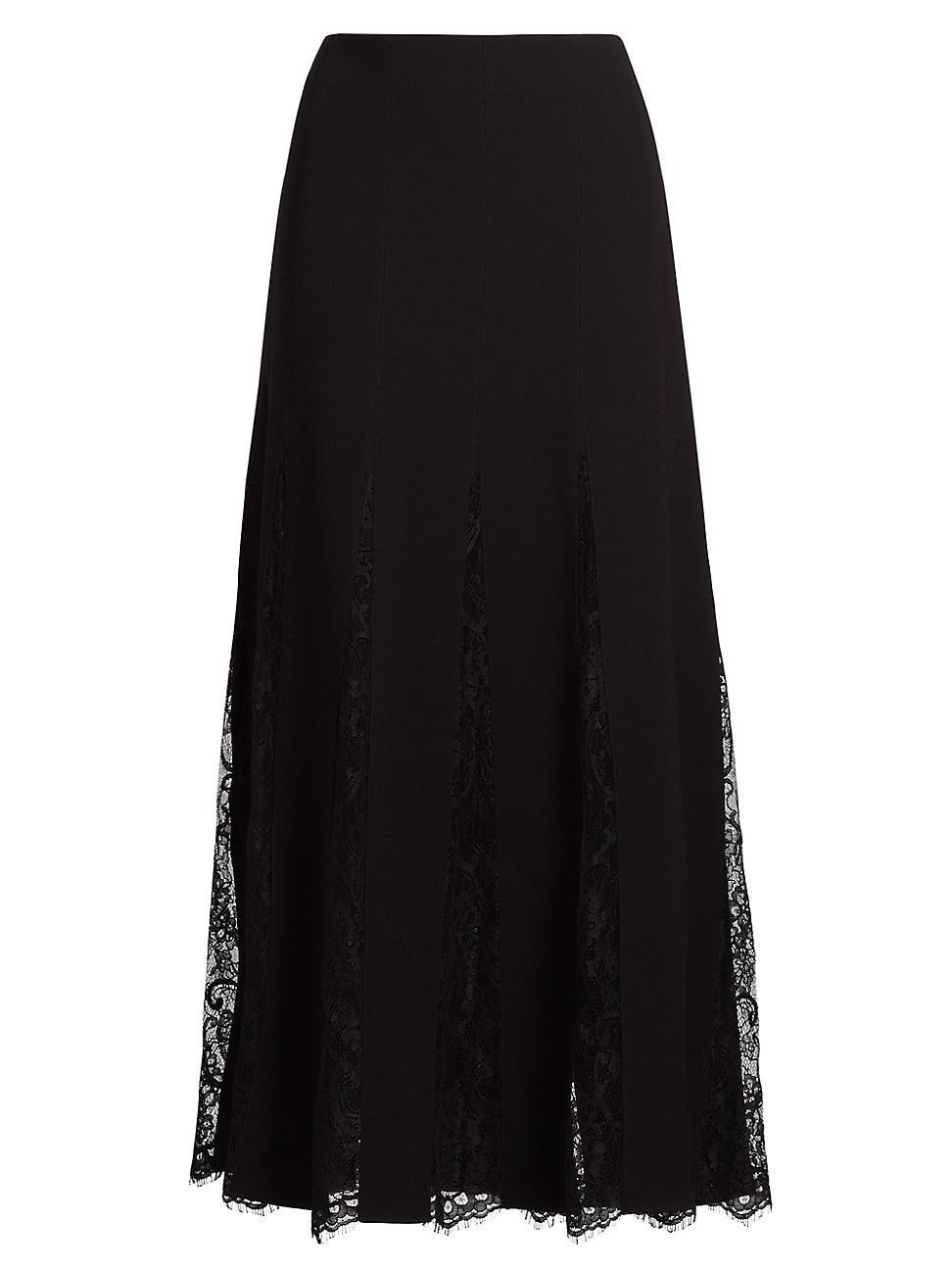 Womens Mira Lace A-Line Maxi Skirt product image