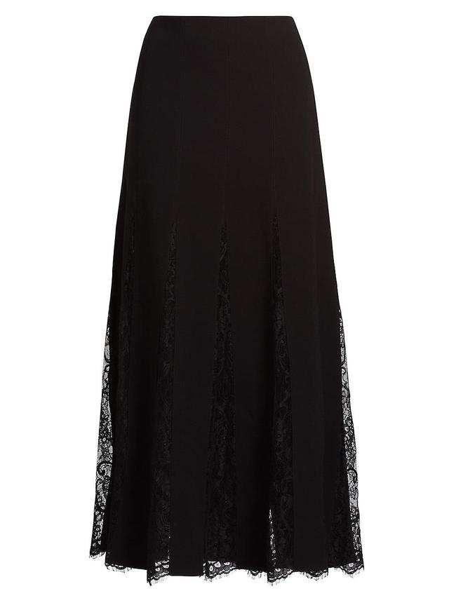 Womens Mira Lace A-Line Maxi Skirt Product Image