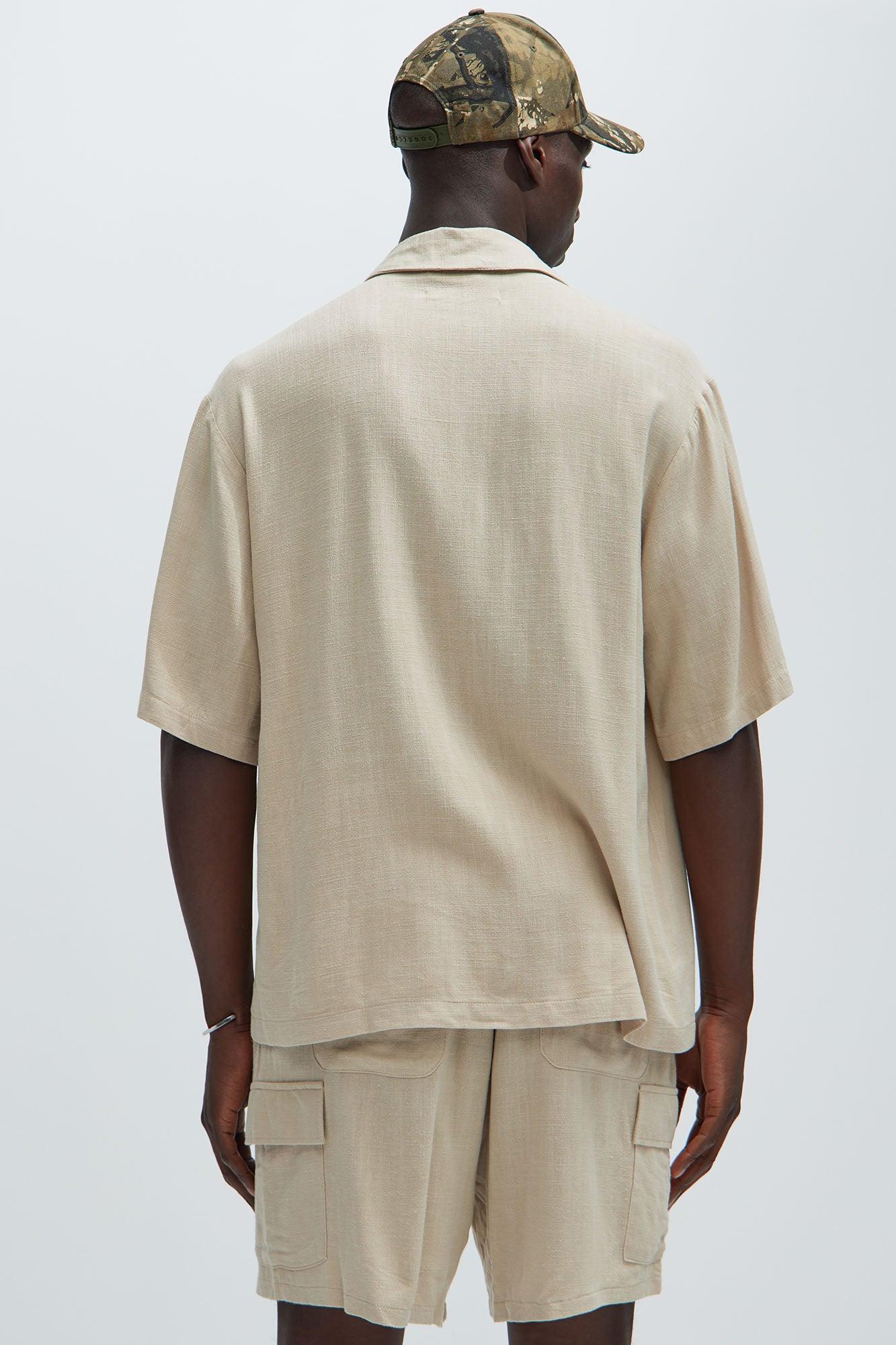 Ashford Linen Shirt - Tan Product Image