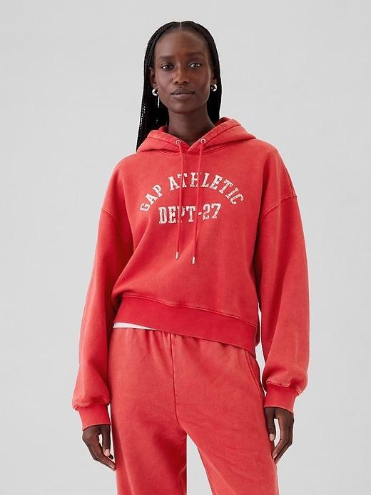 Vintage Soft Cropped Hoodie Product Image