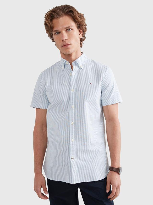 Tommy Hilfiger Men's Regular Fit Stretch Oxford Shirt Product Image