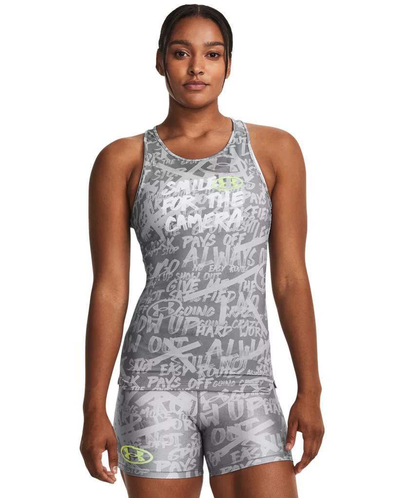 Women's HeatGear® Message Compression Tank Product Image