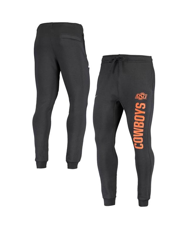 Mens Nike Anthracite Oklahoma State Cowboys Primary Logo Club Fleece Joggers Product Image