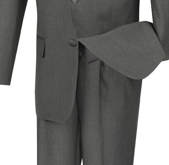 Santorini Collection - Regular Fit Gray Tuxedo 4 Piece with Vest Bow Tie Product Image