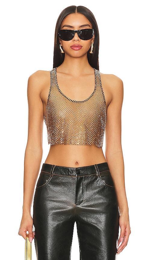 CULTNAKED Choco Stardust Crop Top Size L, M, S, XS. product image