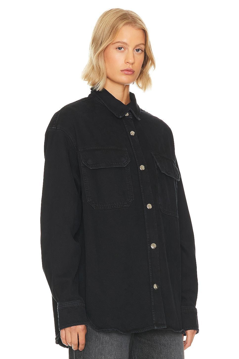 Camryn Upsized Denim Shirt AGOLDE Product Image