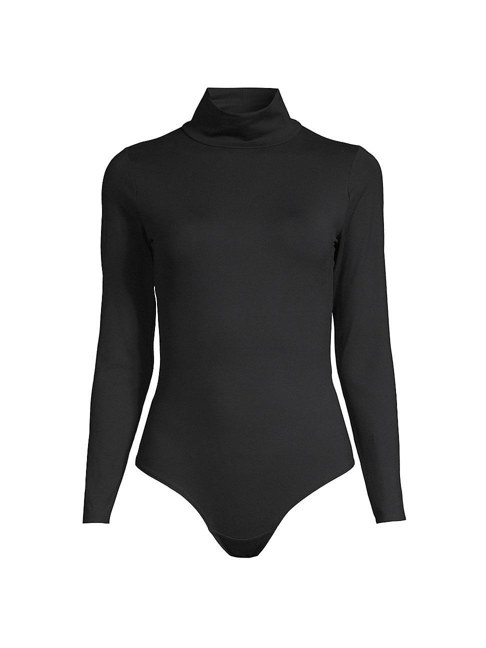 SPANX Suit Yourself Long Sleeve Mock Neck Bodysuit Product Image