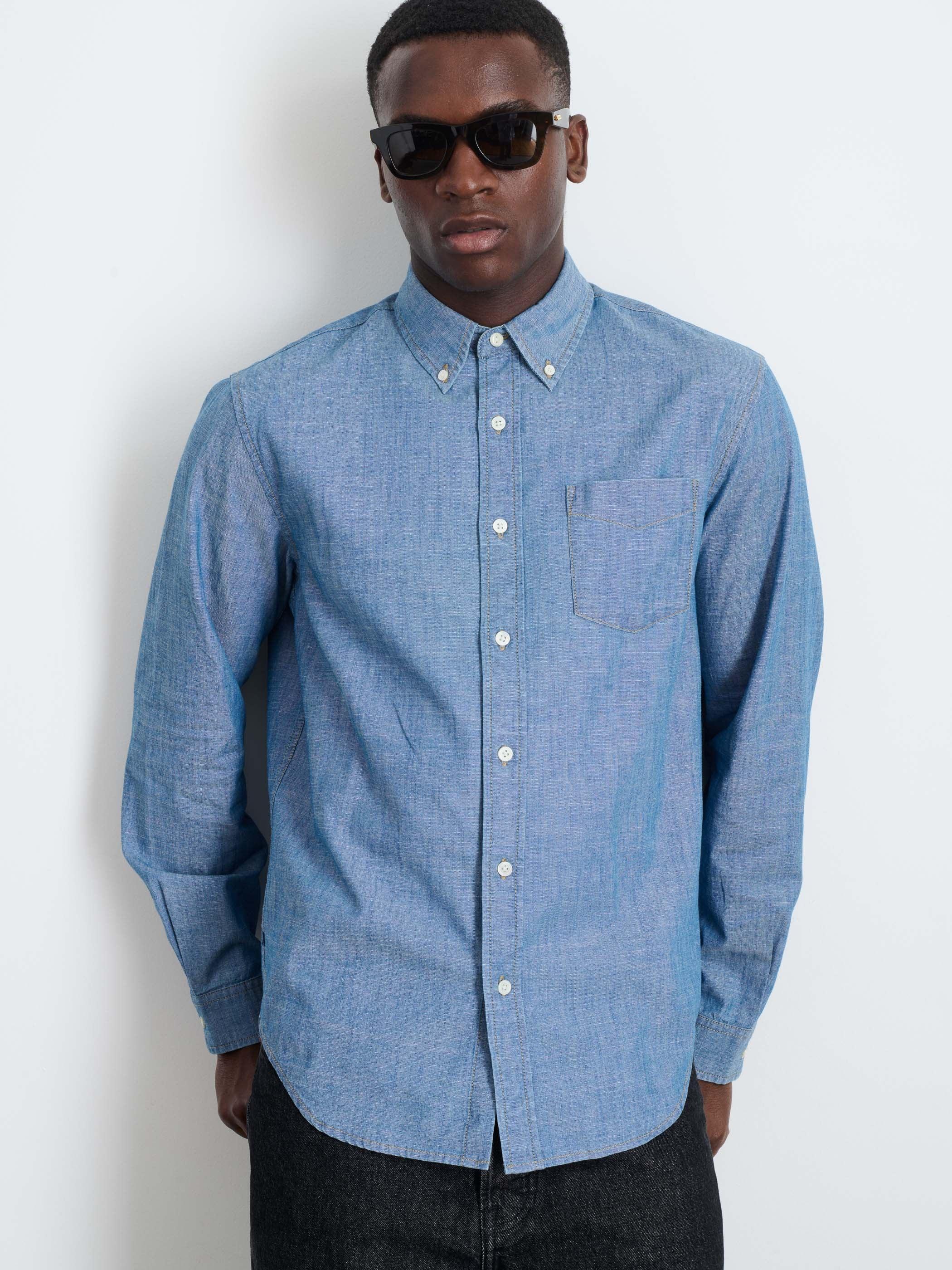 Mill Shirt in Chambray Male Product Image