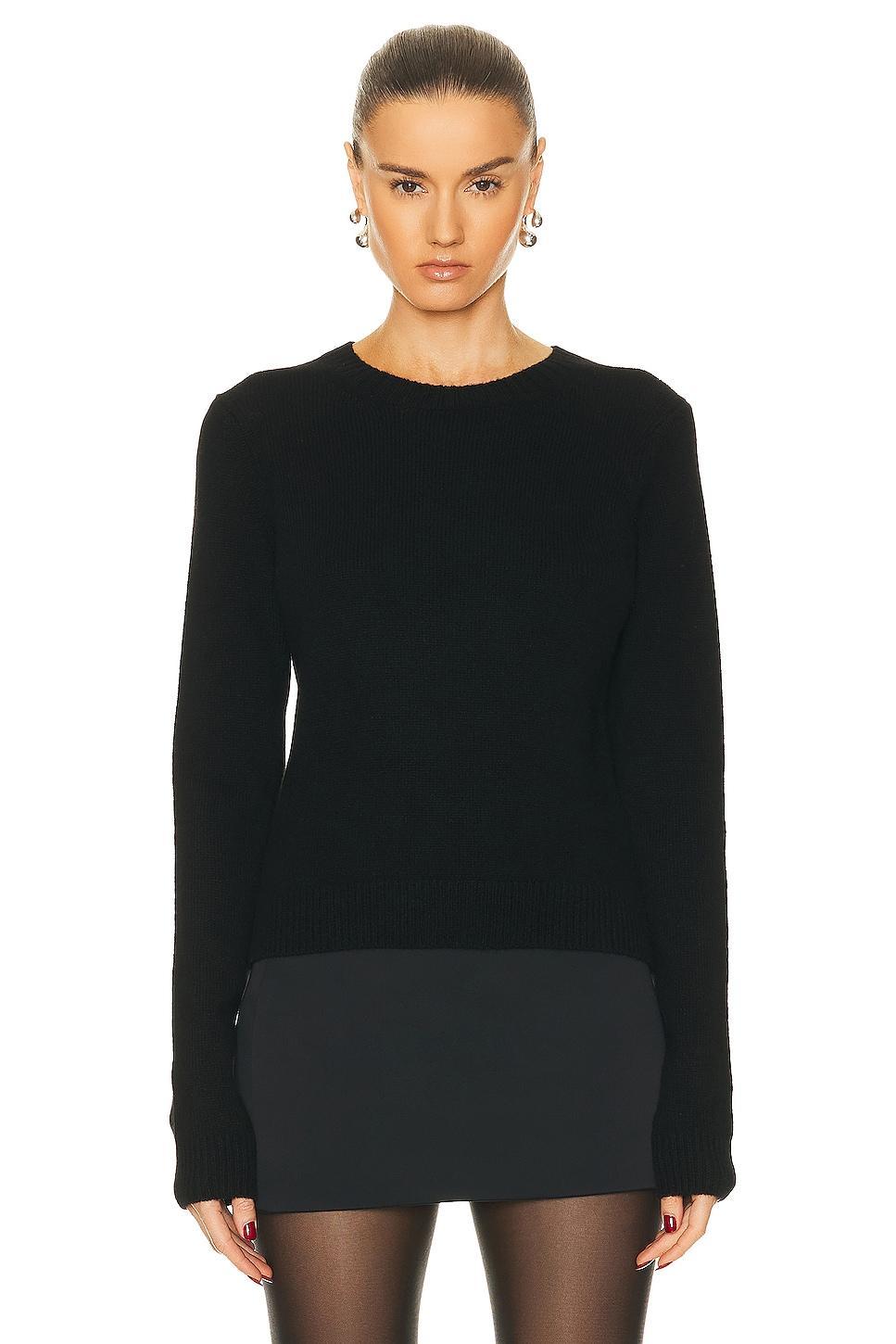 KHAITE Diletta Sweater in Black Product Image