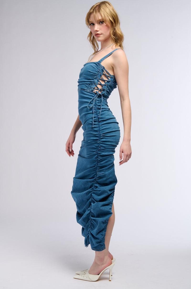 ANOTHER LIFE DENIM DRESS Product Image