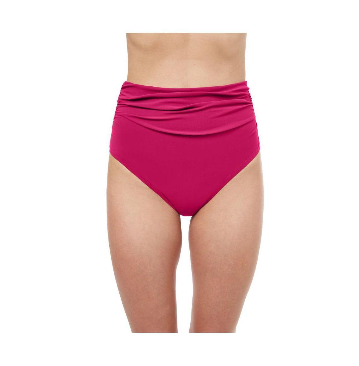 Profile by Gottex Womens Tutti Frutti High Waist swim bottom with side shirring Product Image