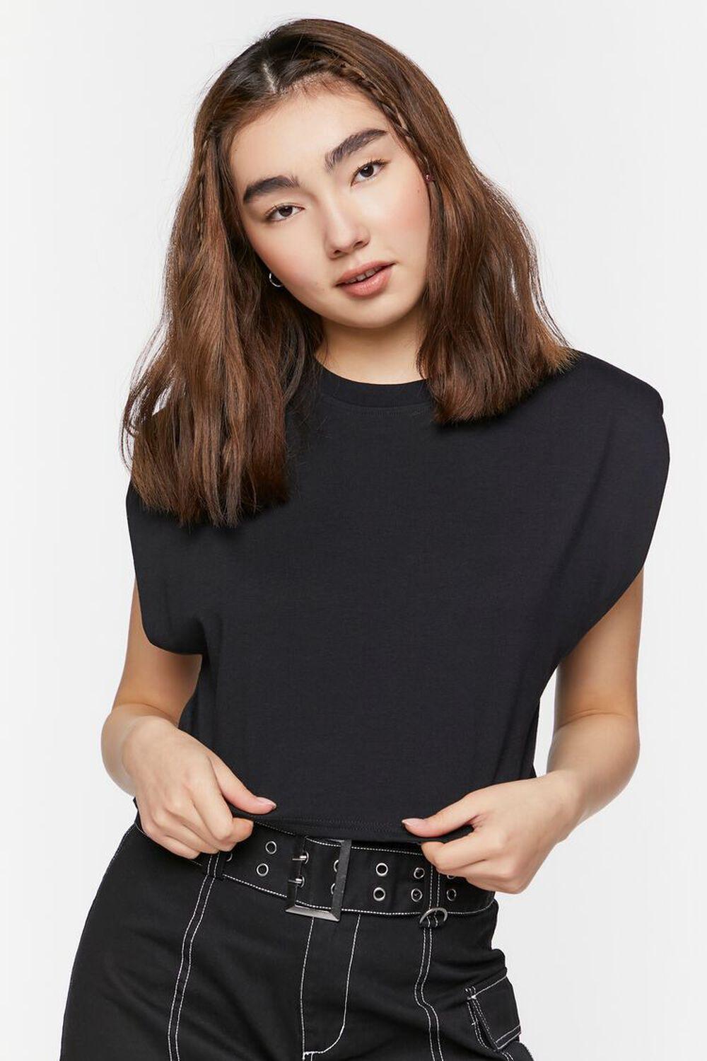 Cropped Muscle Tee | Forever 21 product image