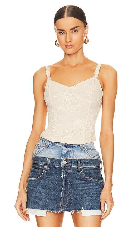 Free People High Standards Floral Lace Underwire Camisole Product Image