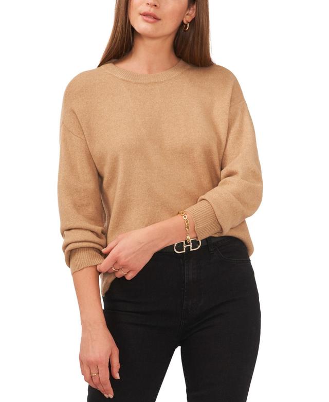 1.state Womens Long Sleeve Cozy Wrap Back Sweater Product Image