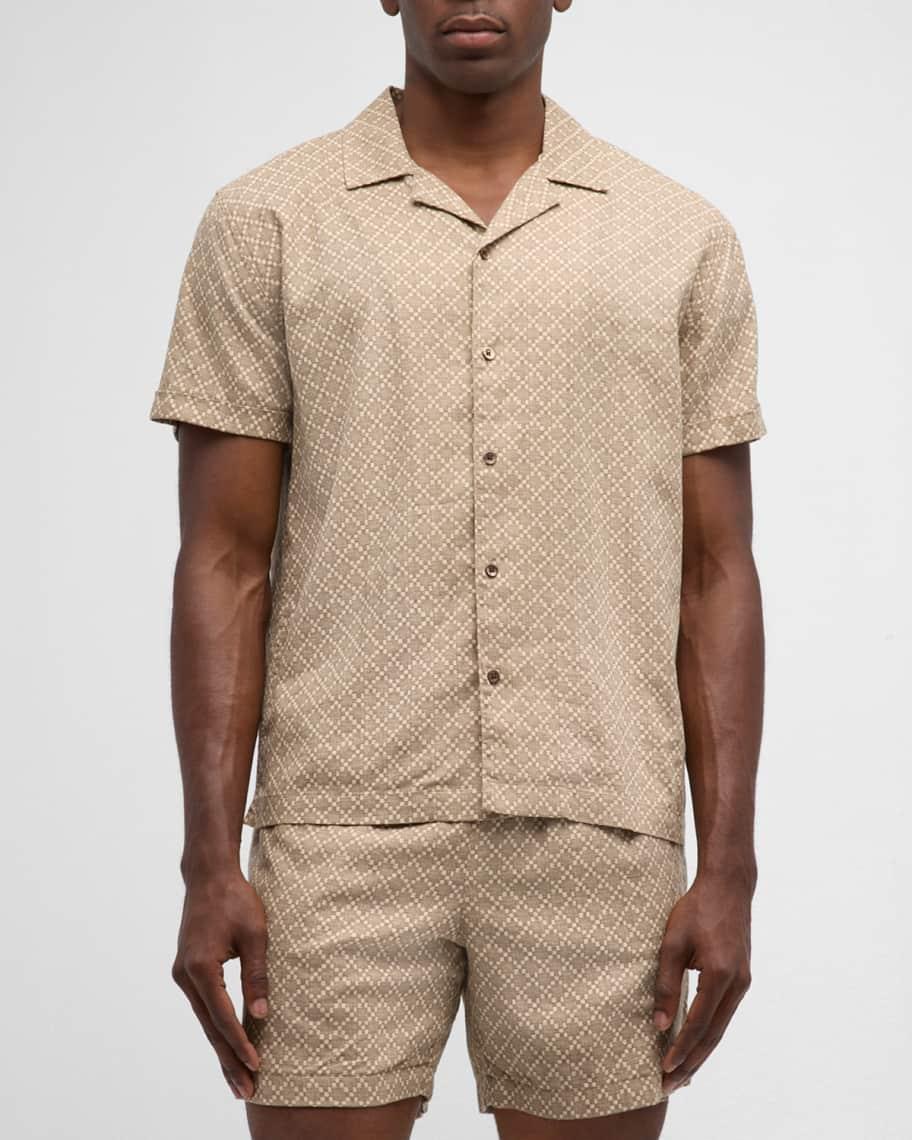 Mens Atlas Patterned Camp Shirt Product Image