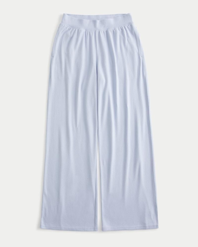 Cozy Wide-Leg Pajama Pants Product Image