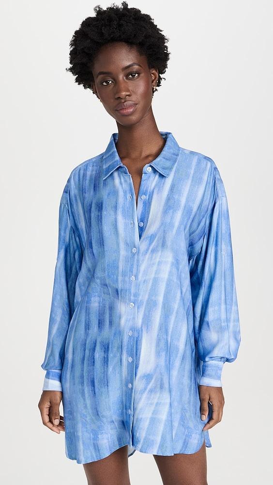 Nomads Sol Button Up Shirt Dress | Shopbop Product Image