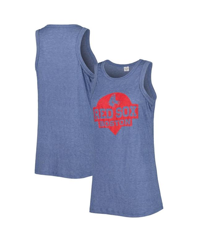 Womens Soft As A Grape Navy Boston Red Sox Tri-Blend Tank Top Product Image