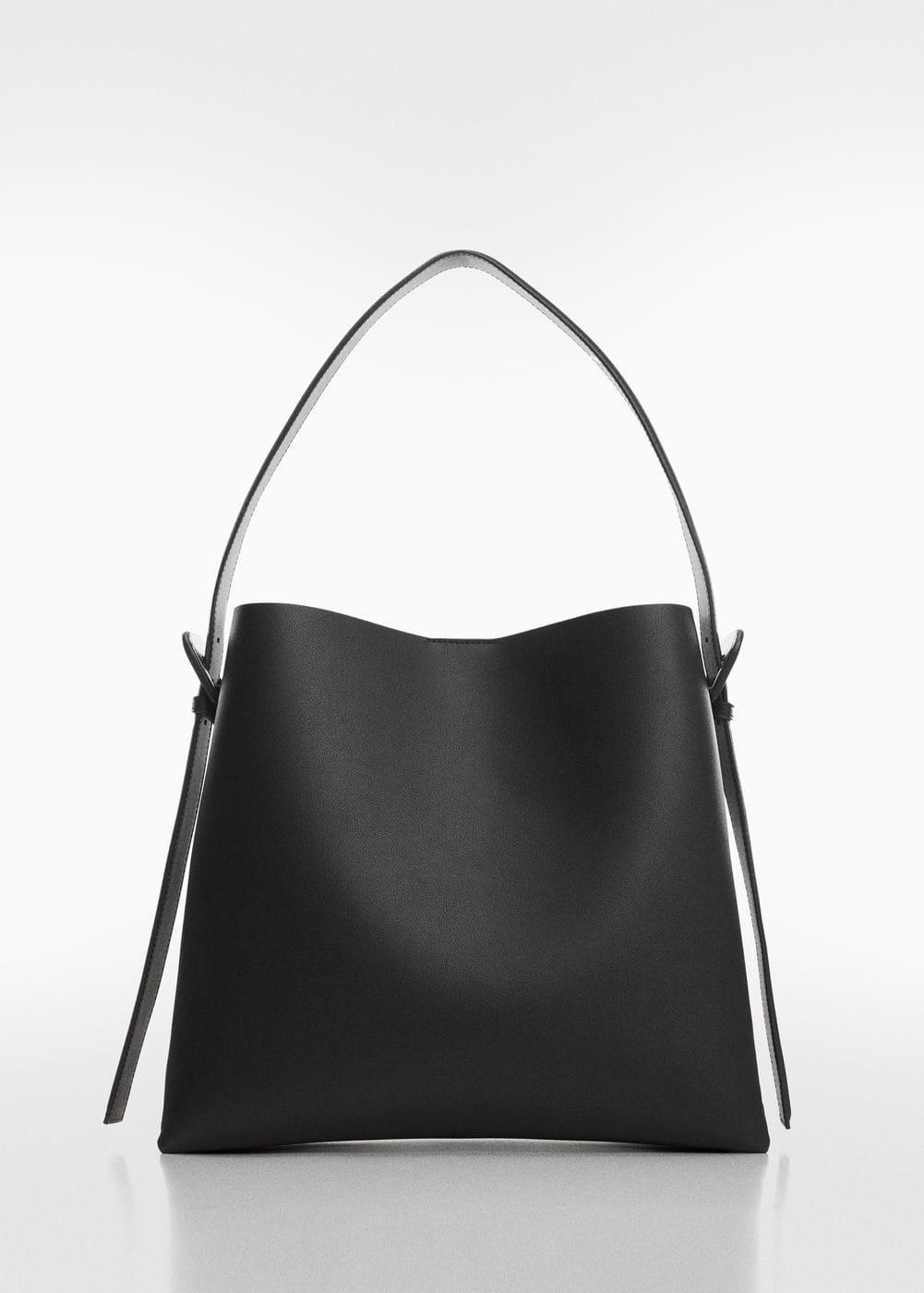 Mango Womens Buckle Detail Shopper Bag Product Image