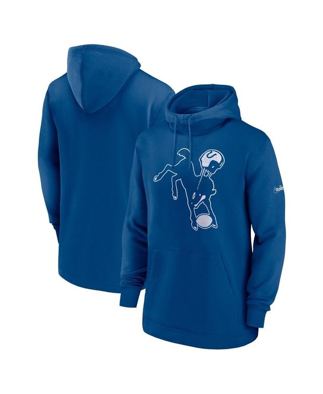 Nike Mens Royal Indianapolis Colts Classic Pullover Hoodie Product Image