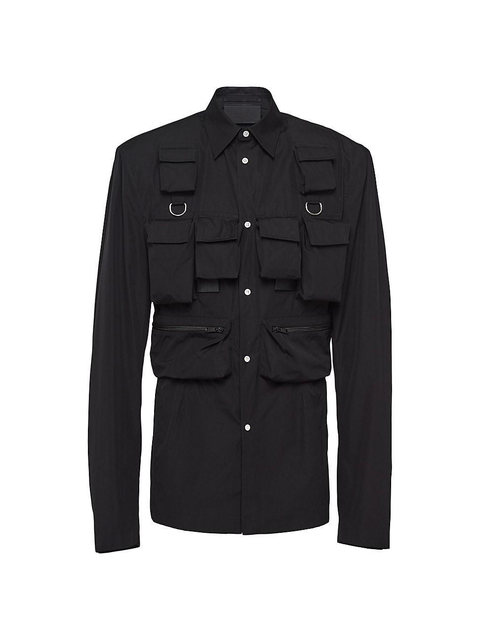 Mens Single Breasted Cotton Jacket Product Image