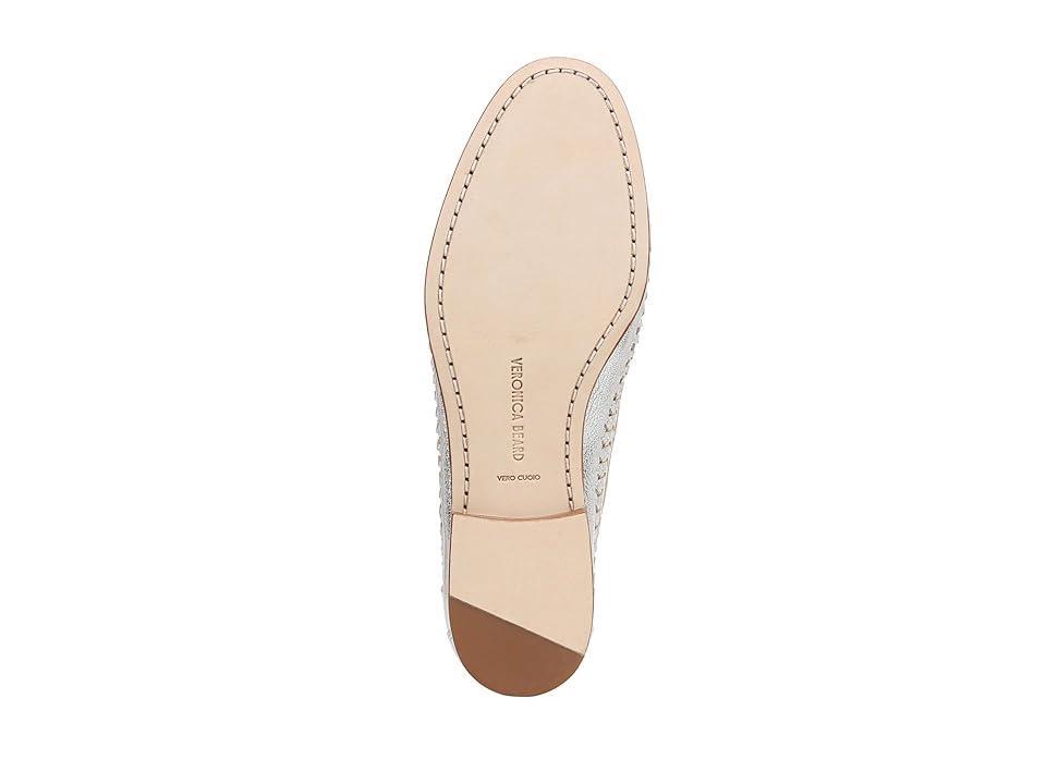 Womens Penny Woven Leather Loafers Product Image