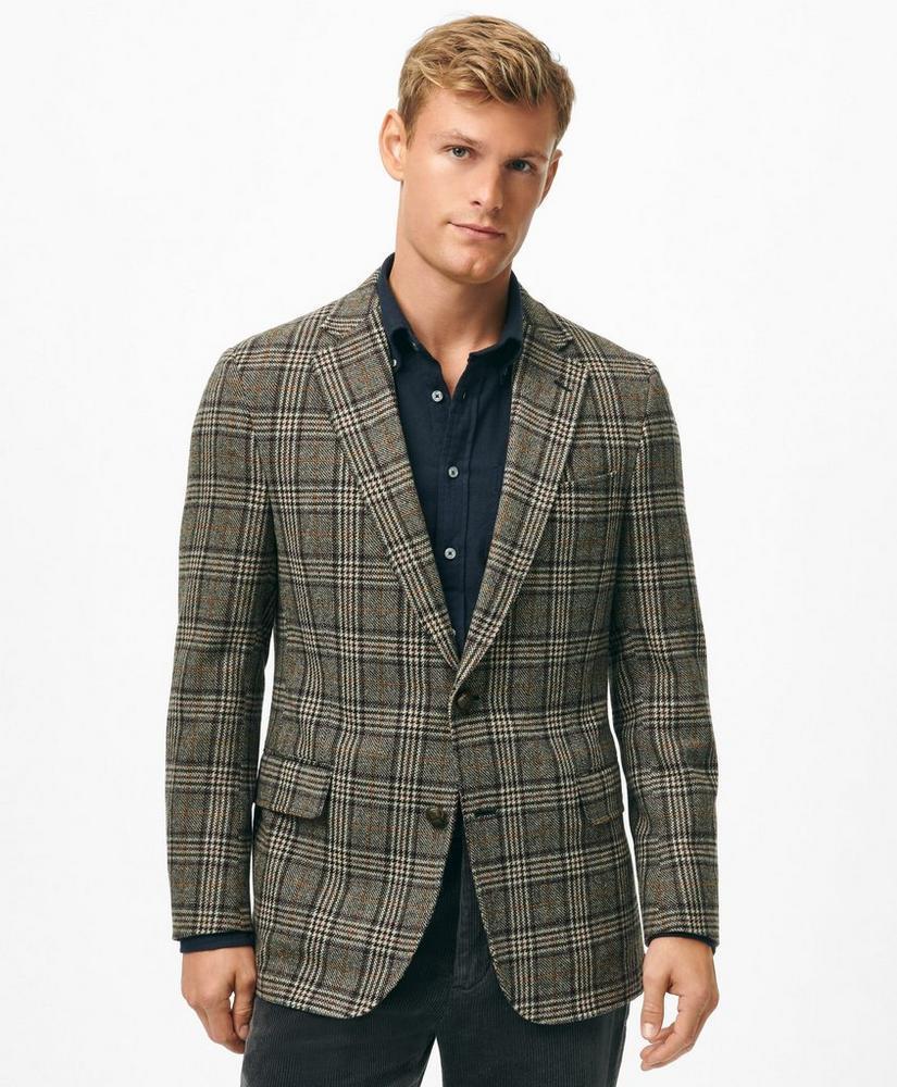 Classic Fit Wool 1818 Sport Coat in Plaid Tweed Product Image