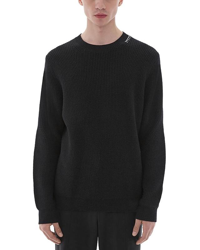 Knit sweater in wool blend Product Image