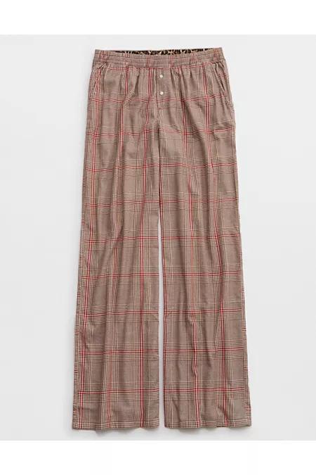 Aerie Off-Duty Flannel Trouser PJ Women's Product Image