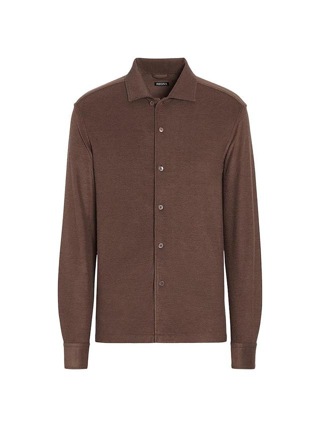 Mens Cotton and Silk Shirt Product Image