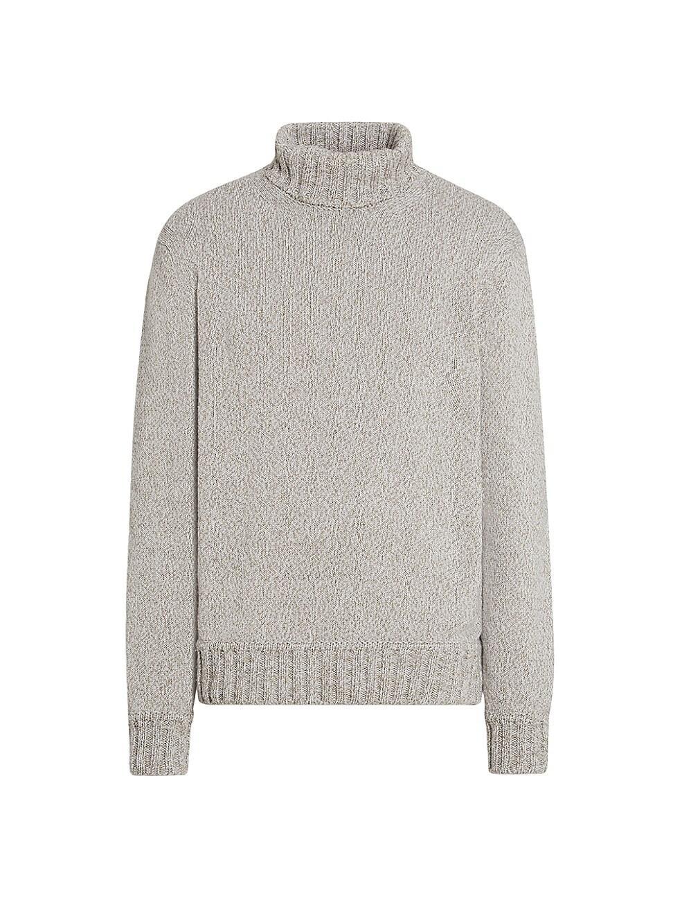 Mens Oasi Cashmere Turtleneck Sweater Product Image