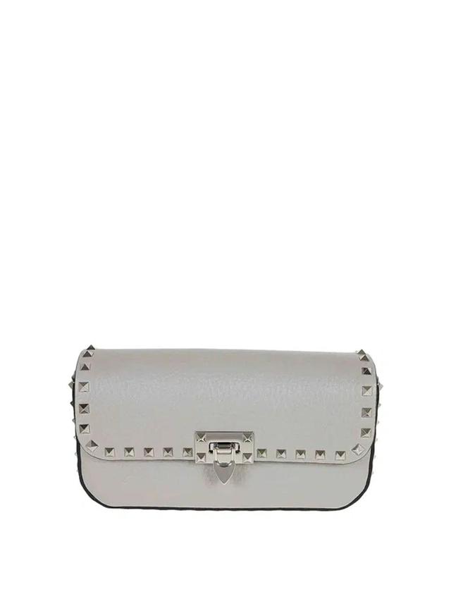 VALENTINO GARAVANI Shoulder Bag Rockstud In Grey Product Image