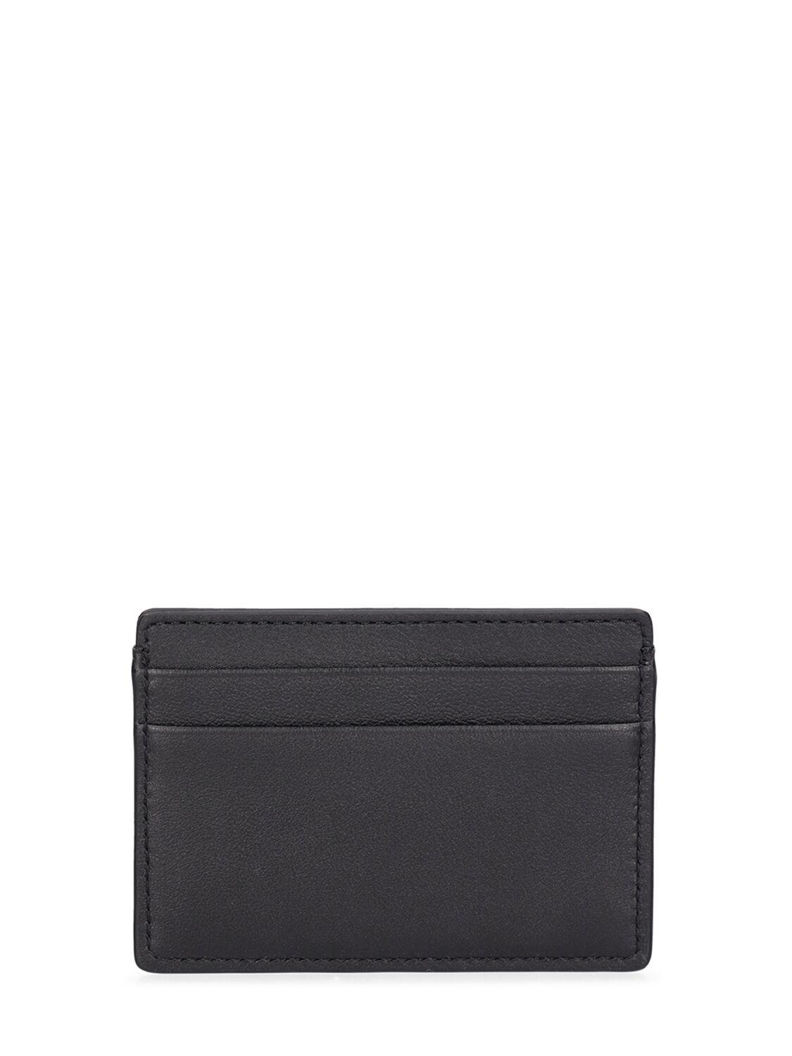 VERSACE Medusa Plaque Cardholder In Black Product Image