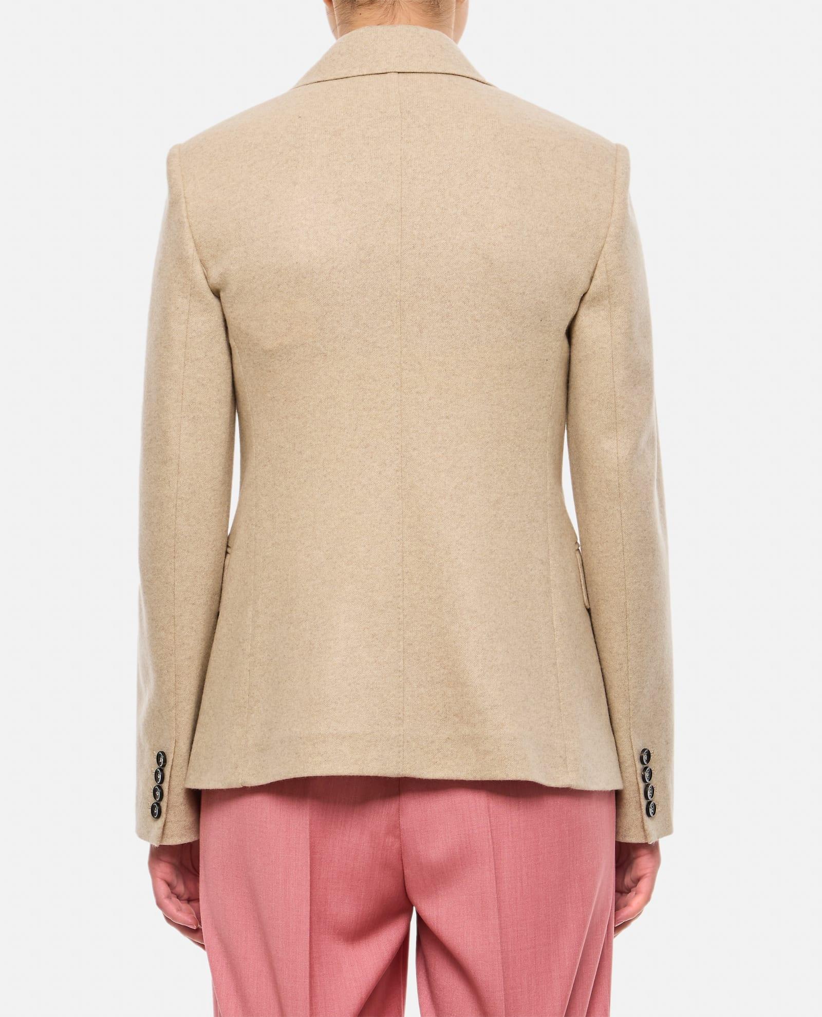 MAX MARA Calata Cashmere Blazer In Beige Product Image