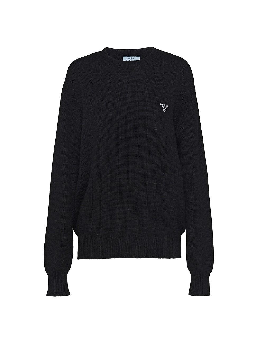 Womens Cashmere Crewneck Sweater Product Image