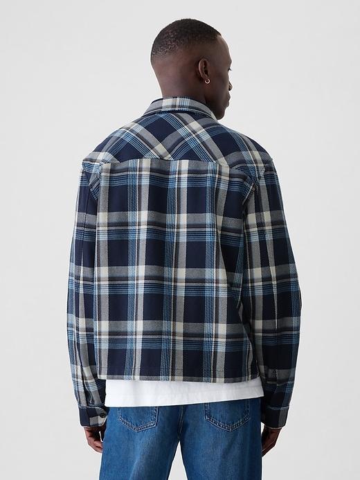 Heavyweight Flannel Full-Zip Shirt Jacket Product Image