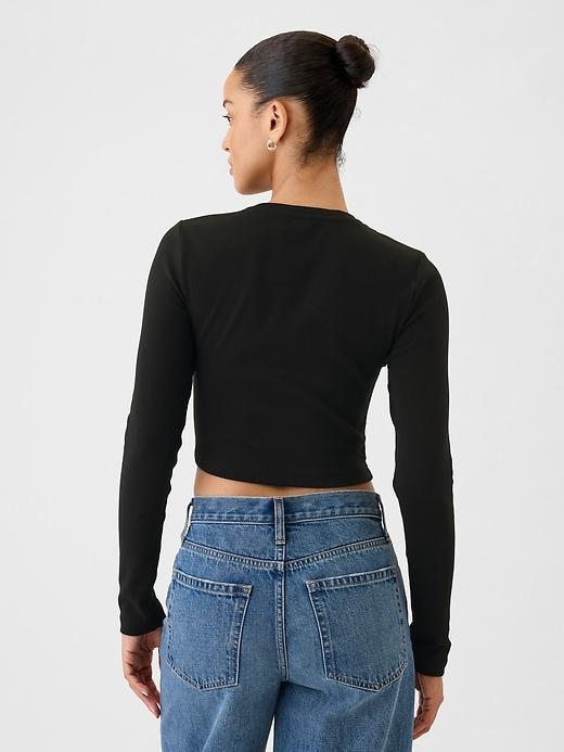 Modern Rib Cropped T-Shirt Product Image