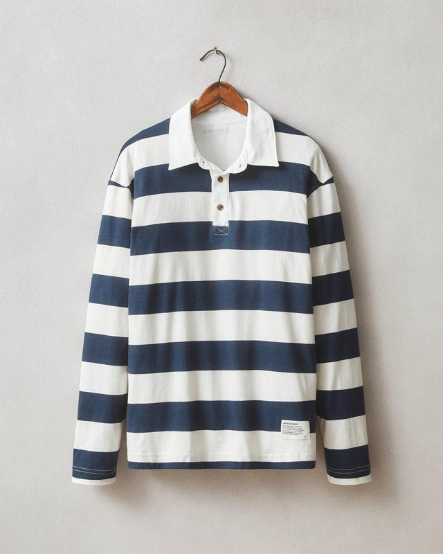 Rugby Shirt - Blue Stripe Product Image