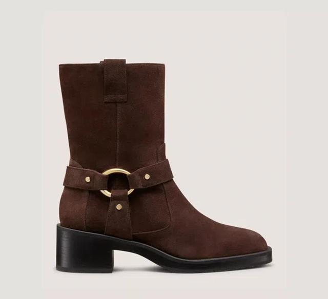 STUART WEITZMAN Jax Bootie In Hickory Product Image