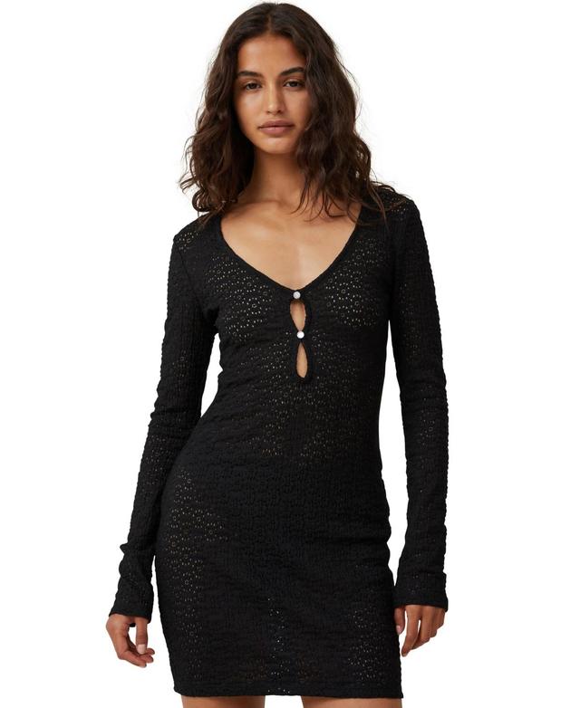 Cotton On Womens Keyhole Lace Mini Dress Product Image