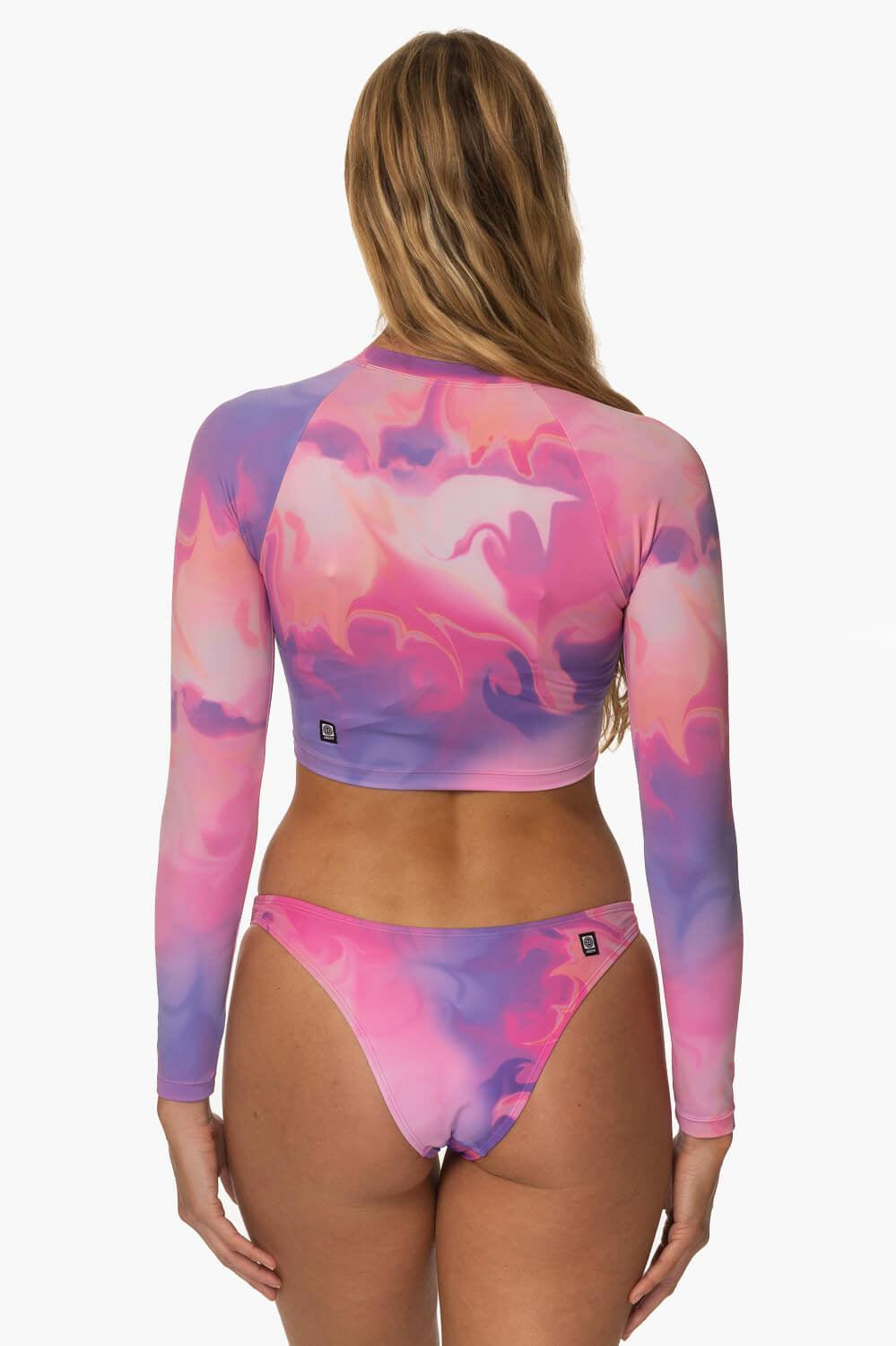 Moana Long Sleeved Crop Rashie - Radiance Female Product Image